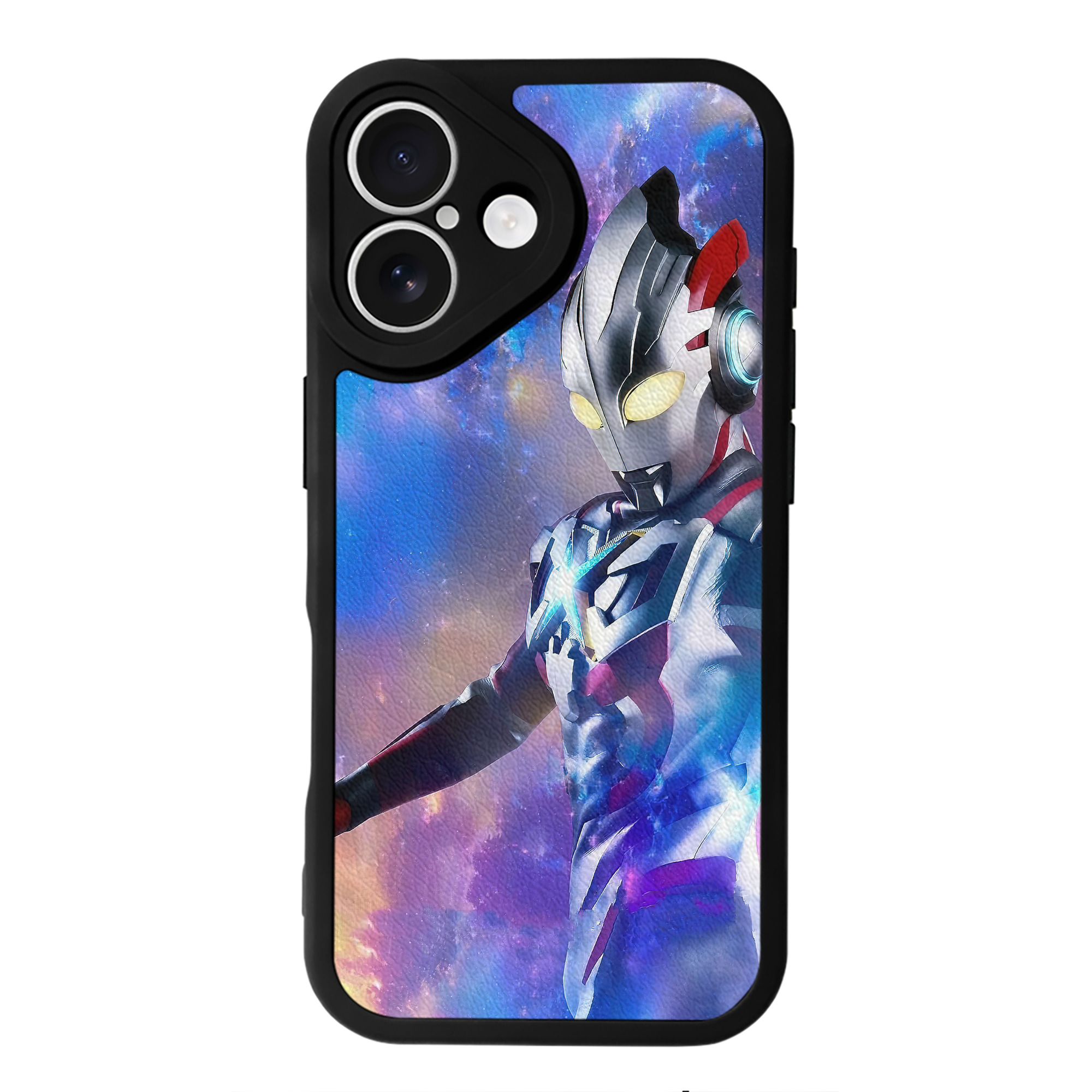 （画像用） ウルトラマン Ultraman 【iPhone 16シリーズ対応】シリコンスマホケース（レザー調） 材質：シリコン